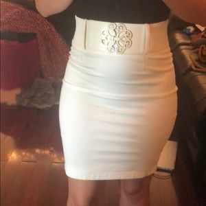 White Women Pencil Skirt